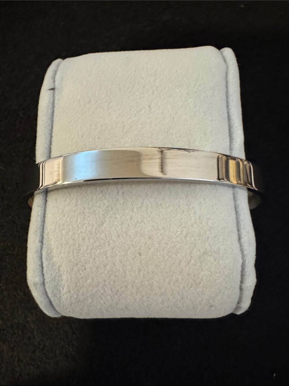 Polished Silver Tone Women’s Cuff Bracelet with engraved inspiring message ❤️